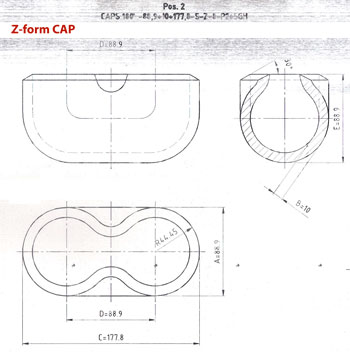 Steel Caps Z Form