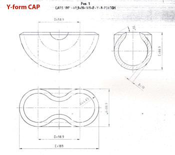 Steel Caps Y Form